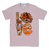 Lilac thanksgiving with turkey love bbs Classic Tee - BundleAndBundleShop