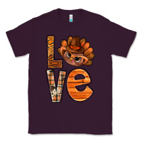 Plum thanksgiving with turkey love bbs Classic Tee - BundleAndBundleShop