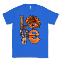 True Royal thanksgiving with turkey love bbs Classic Tee - BundleAndBundleShop