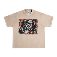 French Oak cowhide and serape background Urban Heavy Tee - RanaPortraitStore