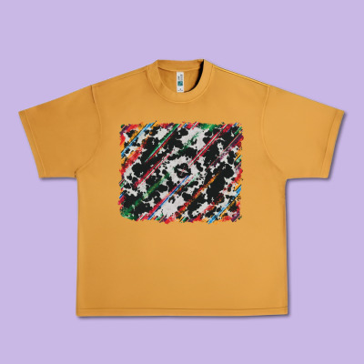 Cowhide And Serape Background Urban Heavy Tee Designed By Ranaportraitstore