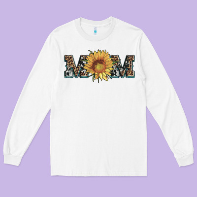 Sunflower Mom Mothers Day Long Sleeve Tee Designed By Artiststas
