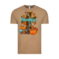 Vintage Coffee thankful cross Vintage Tee - RacoonDesign