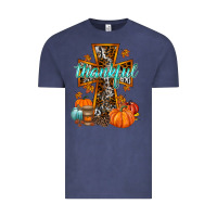 Vintage Denim thankful cross Vintage Tee - RacoonDesign