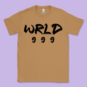 Wrld Singer 999 Black Classic Tee Designed By Baomotion
