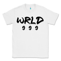 White wrld singer 999 black Classic Tee - baoMotion