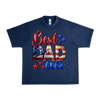 Navy Best Dad Ever Urban Heavy Tee - LillyAllenDesigns