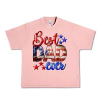 Salmon Best Dad Ever Urban Heavy Tee - LillyAllenDesigns