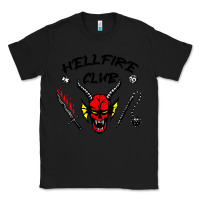 Black hellfire club strangerthings Classic Tee - baoMotion