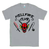 Heather Grey hellfire club strangerthings Classic Tee - baoMotion