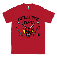 Red hellfire club strangerthings Classic Tee - baoMotion