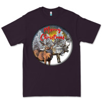 Plum mule buck deer christmas Premium Tee - LillyAllenDesigns