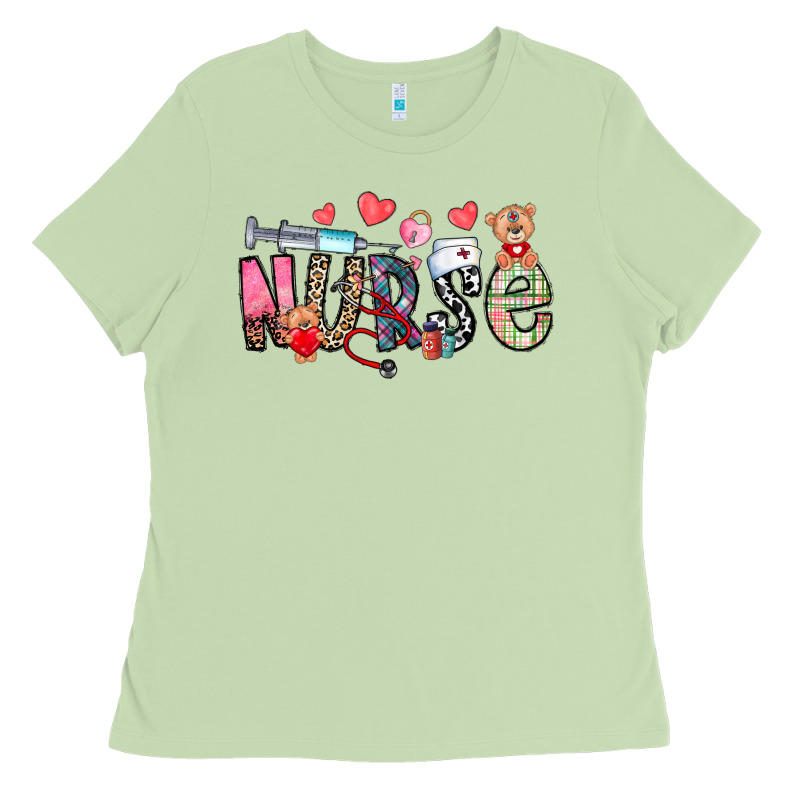 Nurse Valentines Day Ladies Tee by CowhideDigitalArt | Teevron