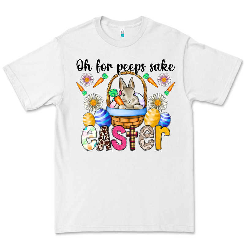 Oh For Peeps Sake Easter Premium Tee by CowhideDigitalArt | Teevron