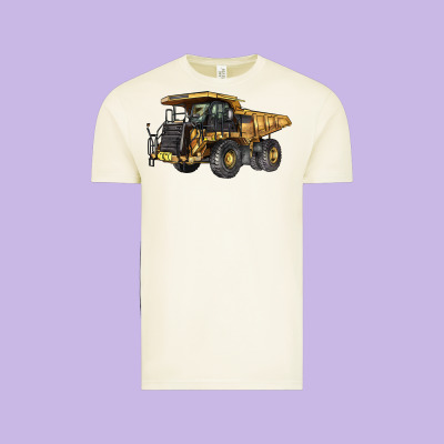 Mining Truck Vintage Tee Designed By Lillyallendesigns