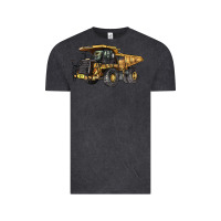 Vintage Black Mining Truck Vintage Tee - LillyAllenDesigns