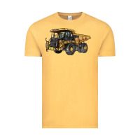 Vintage Mustard Mining Truck Vintage Tee - LillyAllenDesigns