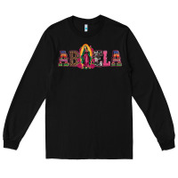 Black abuela our lady of guadalupe Long Sleeve Tee - Artiststas