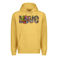 Antique Gold tie dye sunflower love Premium Hoodie - RanaPortraitStore