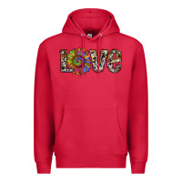 Cardinal tie dye sunflower love Premium Hoodie - RanaPortraitStore
