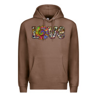 Chestnut tie dye sunflower love Premium Hoodie - RanaPortraitStore