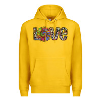 Lemon tie dye sunflower love Premium Hoodie - RanaPortraitStore