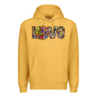 Mustard tie dye sunflower love Premium Hoodie - RanaPortraitStore