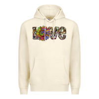 Sandshell tie dye sunflower love Premium Hoodie - RanaPortraitStore