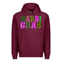 Burgundy mardi gras Premium Hoodie - BarkalooDesign