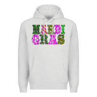 Dove Grey mardi gras Premium Hoodie - BarkalooDesign