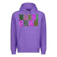Purple mardi gras Premium Hoodie - BarkalooDesign