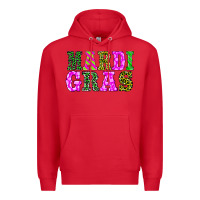 Red mardi gras Premium Hoodie - BarkalooDesign