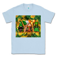 Dusty Blue St. Patrick's Day gnome Classic Tee - FaDigitalArtStudio