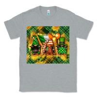 Heather Grey St. Patrick's Day gnome Classic Tee - FaDigitalArtStudio