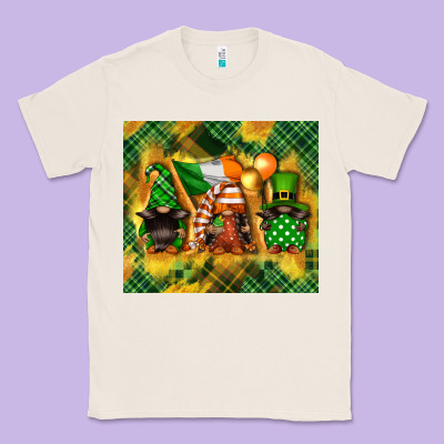 St. Patrick's Day Gnome Classic Tee Designed By Fadigitalartstudio