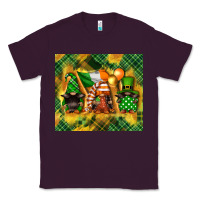 Plum St. Patrick's Day gnome Classic Tee - FaDigitalArtStudio