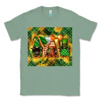 Sage St. Patrick's Day gnome Classic Tee - FaDigitalArtStudio