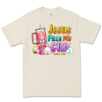 Bone Jesus Fills My Cup Easter Premium Tee - CowhideDigitalArt