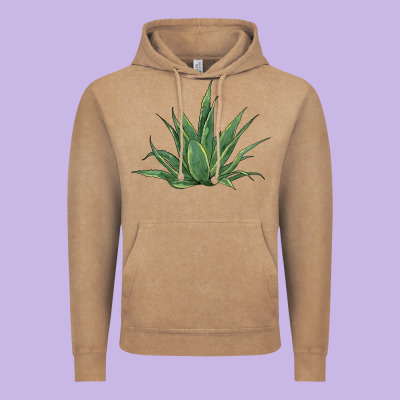 Cactus Vintage Hoodie Designed By Barkaloodesign