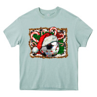 Arona Soccer Ball Christmas With Hat And Candy Cane Heavy Core Tee - FaDigitalArtStudio