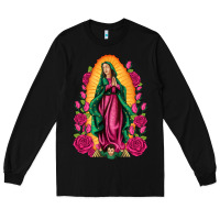 Black our lady of guadalupe Long Sleeve Tee - Artiststas