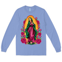 Colony Blue our lady of guadalupe Long Sleeve Tee - Artiststas