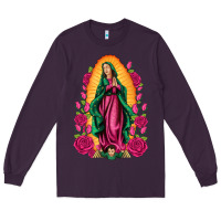 Plum our lady of guadalupe Long Sleeve Tee - Artiststas