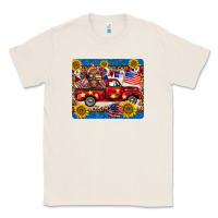 Natural 4th of july truck cow mousepad Classic Tee - BarkalooDesign