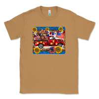 4th Of July Truck Cow Mousepad Classic Tee | Teevron