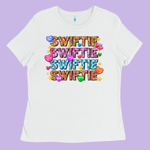 Swiftie Swiftie Valentines Ladies Tee Designed By Cowhidedigitalart