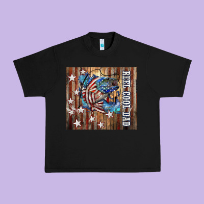 Western Reel Cool Dad American Urban Heavy Tee Designed By Lillyallendesigns