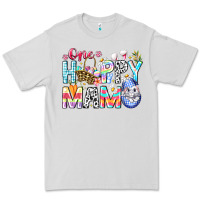 Dove Grey One Happy Mama Easter Bunny Premium Tee - CowhideDigitalArt
