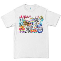 White One Happy Mama Easter Bunny Premium Tee - CowhideDigitalArt