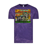 Cloud Purple Western Cute Hampshire Sheep Family Vintage Tee - LillyAllenDesigns